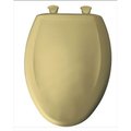 Church Seat Church Seat 1200SLOWT 031 Slow Close STA-TITE Elongated Closed Front Toilet Seat in Harvest Gold 1200SLOWT031